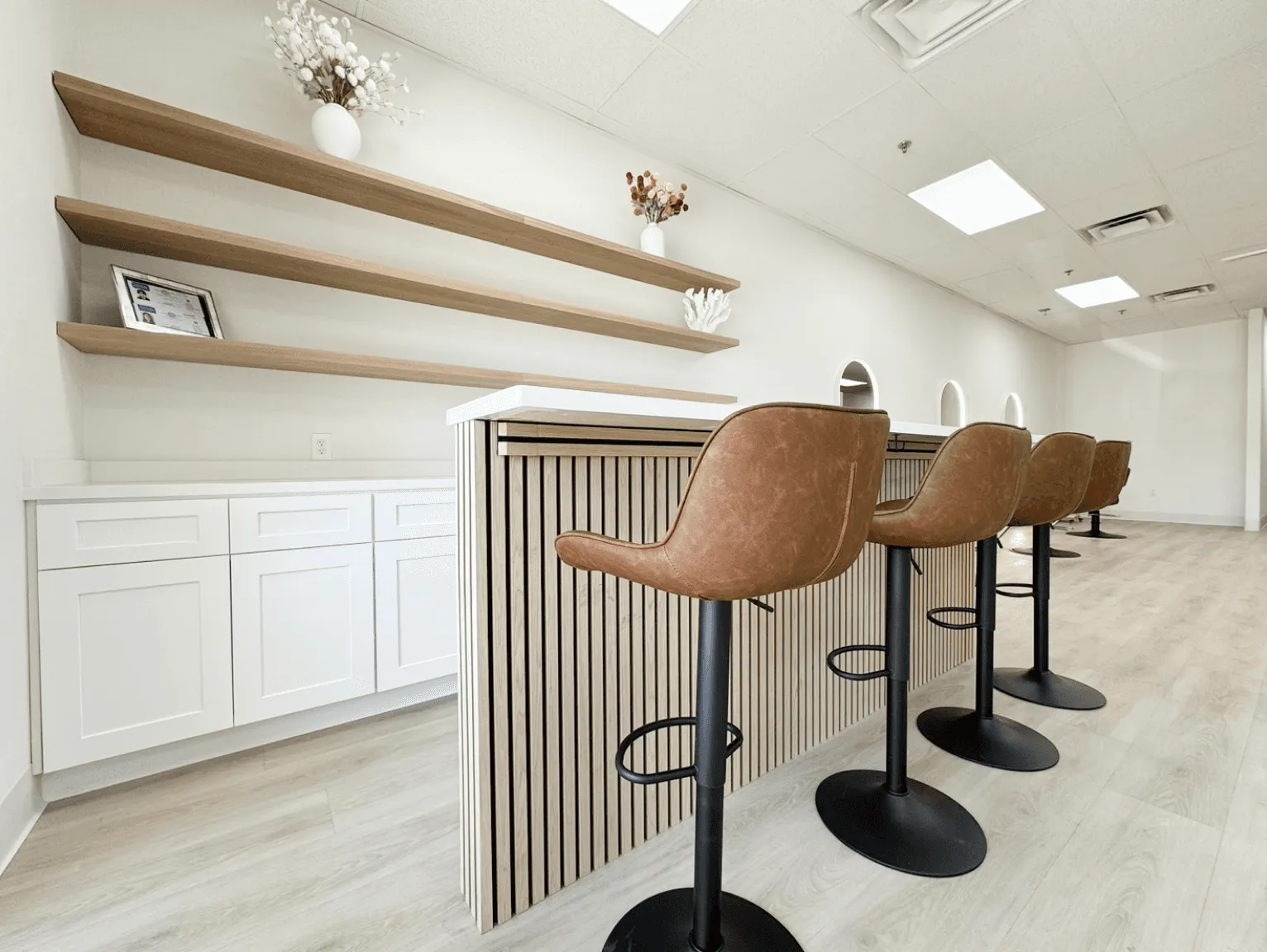 Reception counter