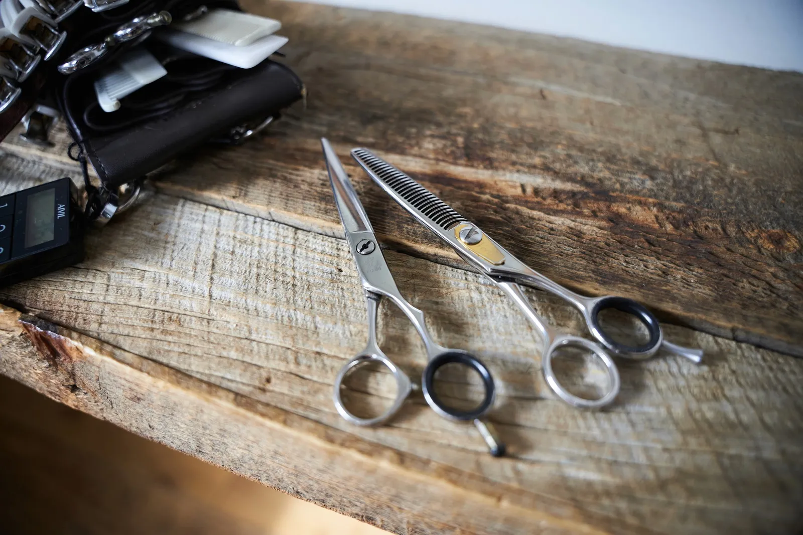 Scissors and combs